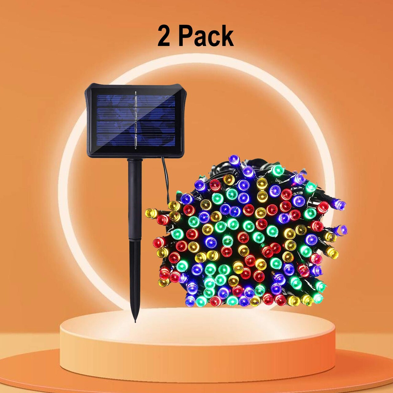 Outdoor Solar Powered String Lights with 200 LEDs – Long-Lasting Pathway Lighting